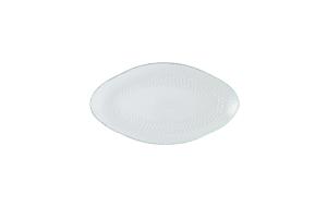 Isla Glass Clear  Oval Platter 11 3/4X6 3/8´ Box 6´