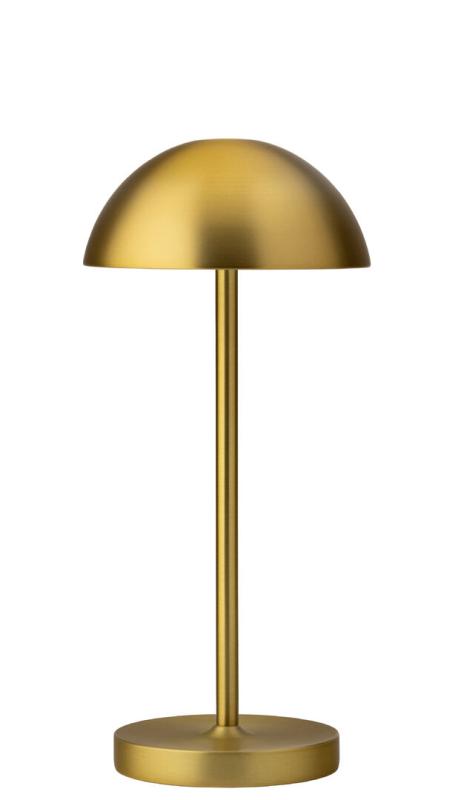 Tonga LED Cordless Lamp 26cm - Brushed Gold