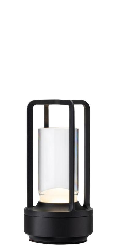 Cuba LED Cordless Lamp 17.5cm - Black