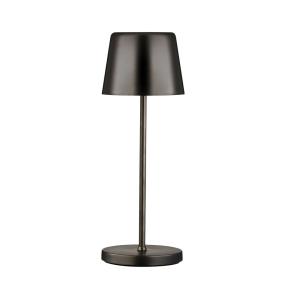 Bermuda Micro LED Cordless Lamp 21cm -Gunmetal RE