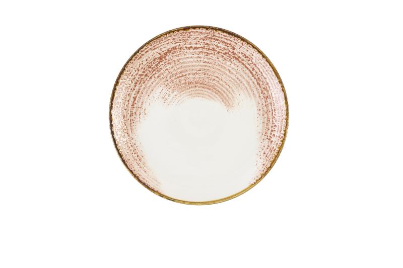 Homespun Accents Coral Evolve Coupe Plate 11.25´ Box 12´