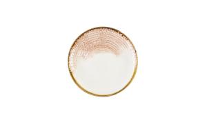 Homespun Accents Coral Evolve Coupe Plate 8.67´ Box 12´