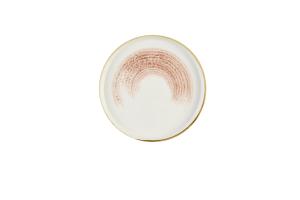 Homespun Accents Coral  Walled Plate 8.25´ Box 6´