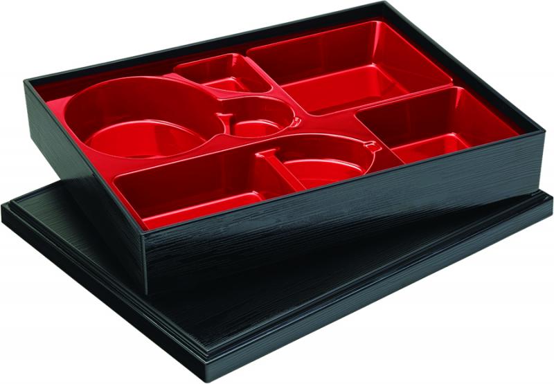 Luxe Bento Box (32.5 x 25.5 x 6.5cm) 5 compartment