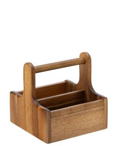 Small Wooden Table Caddy