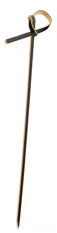 Bamboo Black Knotted Skewer 4.75´ (12cm)´