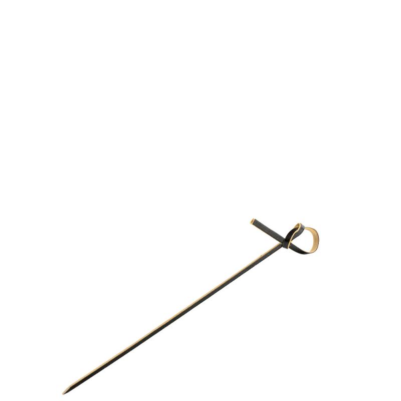 Bamboo Black Knotted Skewer 4.75´ (12cm)´