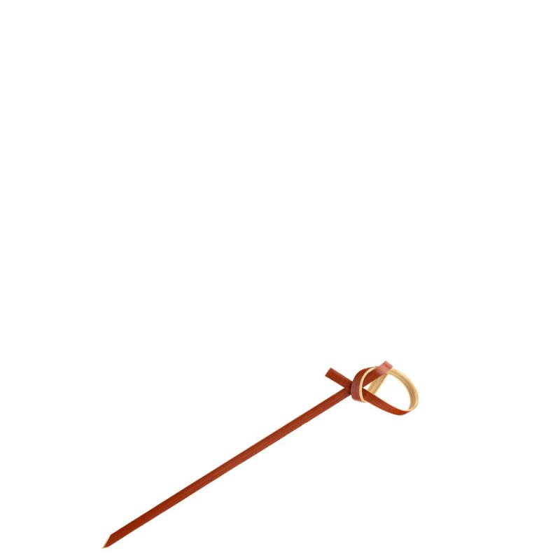 Bamboo Red Knotted Skewer 3.5´ (9cm)´
