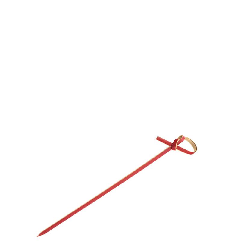 Bamboo Red Knotted Skewer 4.75´ (12cm)´