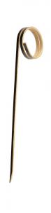 Bamboo Black Loop Skewer 3.5´ (9cm)´