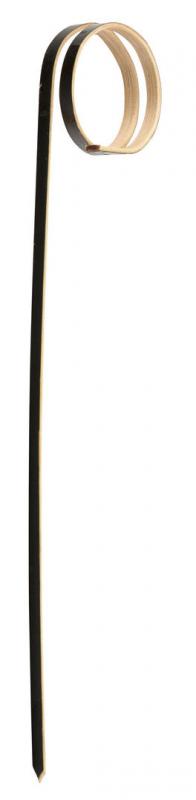 Bamboo Black Loop Skewer 4.75´ (12cm)´