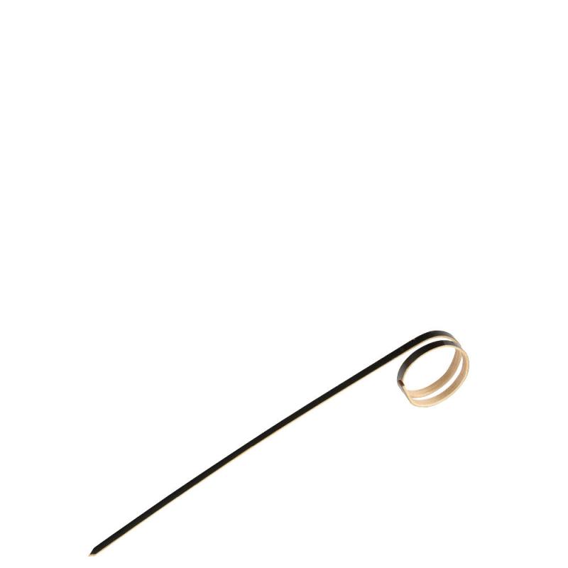 Bamboo Black Loop Skewer 4.75´ (12cm)´