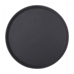 Black Non Slip Tray Round 16´ (40.5cm)´