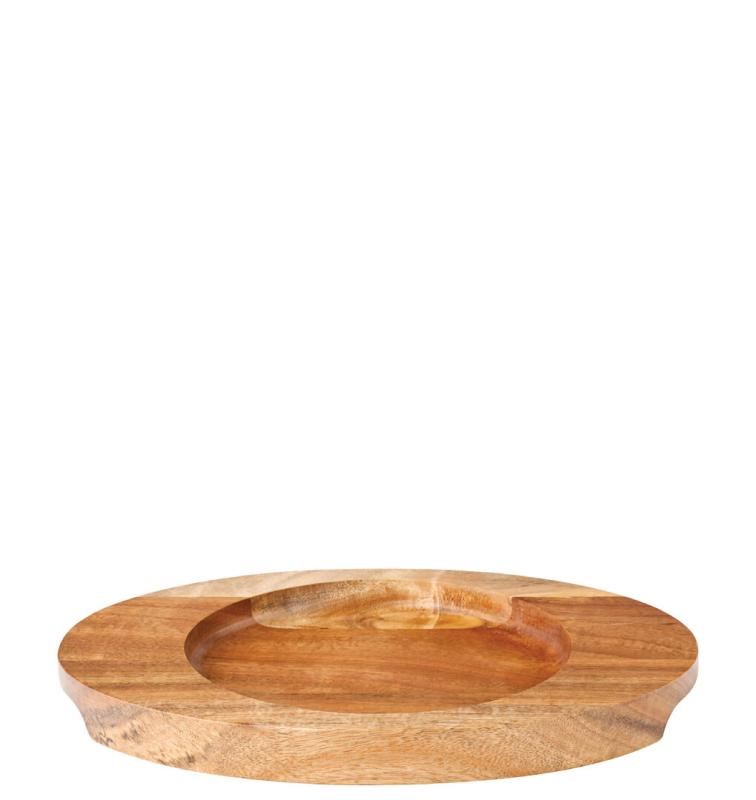 Oval Wood Board 8.5 x 6.25´ (22 x 16cm)´