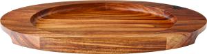 Oval Wood Board 12 x 7´ (30.5 x 17.5cm)´