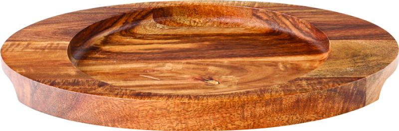 Oval Wood Board 10 x 7.25´ (25 x 18.5cm)´