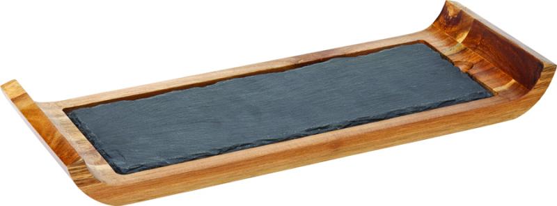 Reversible Acacia Board with Indents 16.25 x 6´´