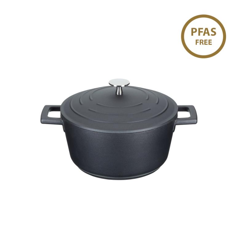 MasterClass Cast Aluminium Casserole Dish, 20cm/2.5 Litre, Gift Boxed