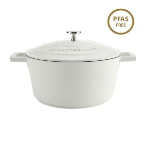 MasterClass Cream Cast Aluminium Casserole Dish, 4L