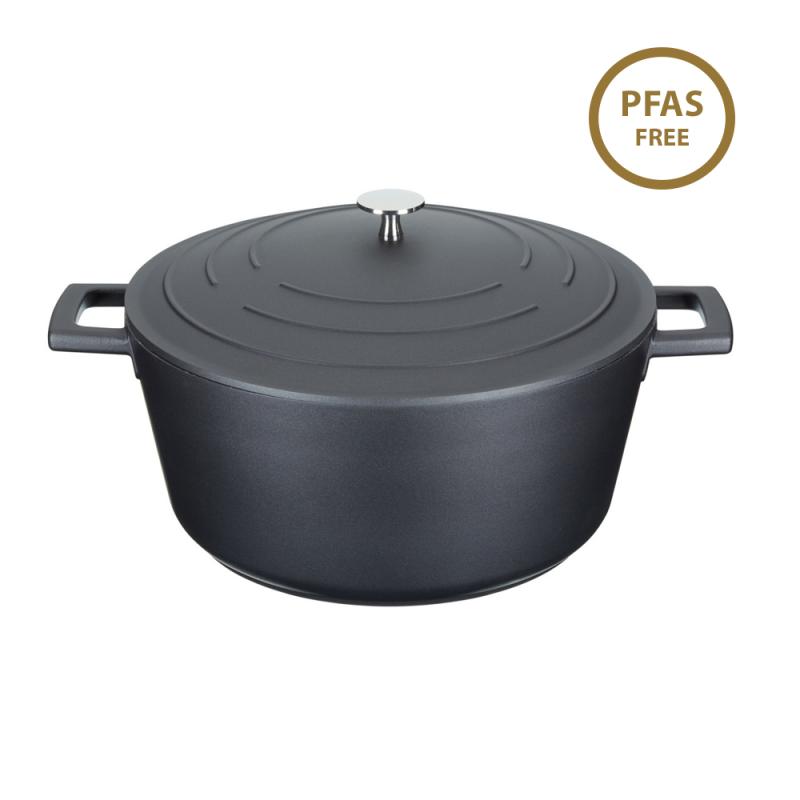 MasterClass Cast Aluminium Casserole Dish, 28cm/5 Litre, Gift Boxed