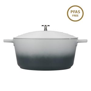 MasterClass Large 5 Litre Casserole Dish - Ombre Grey