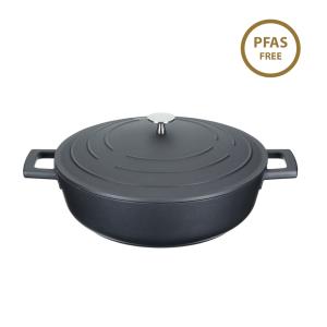 MasterClass Cast Aluminium Shallow Casserole Dish, 28cm/4 Litre, Gift Boxed