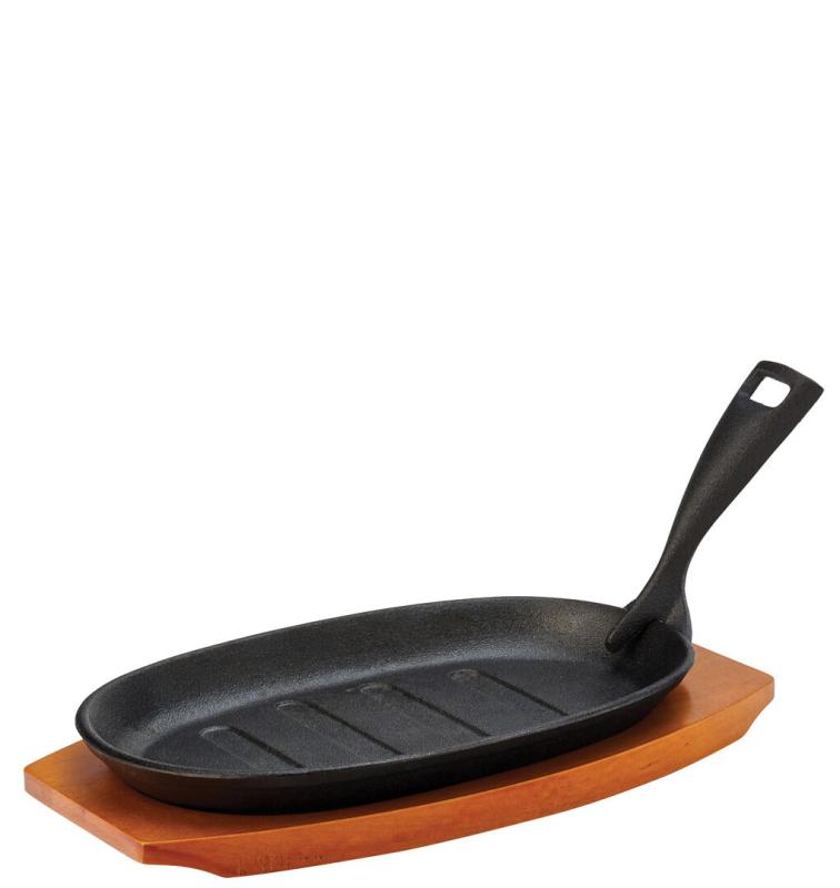 Sizzle Platter 9.5´ (24cm) - with Wooden Base´