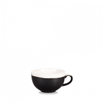 Monochrome Onyx Black  Cappuccino Cup 8Oz Box 12