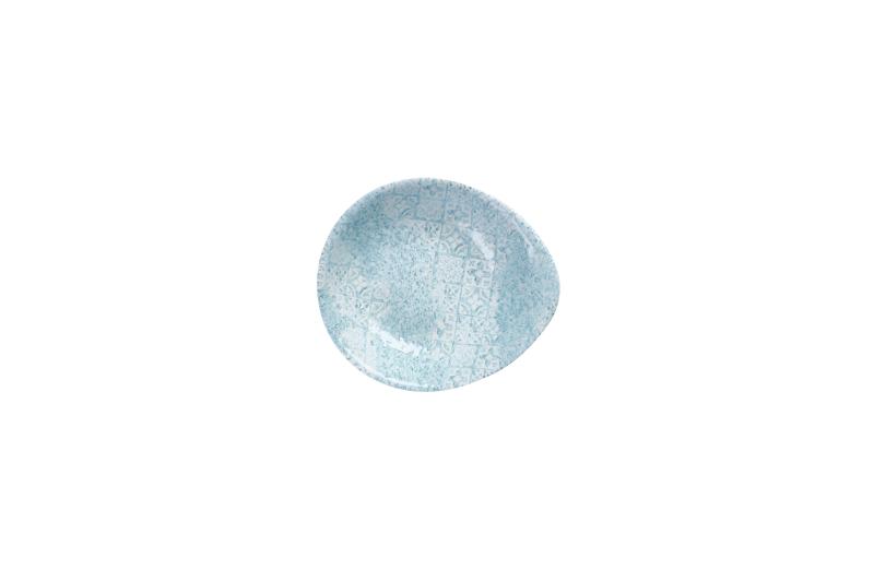 Med Tiles Aquamarine Round Round Dish 7 2/8X6.5´ Box 12´