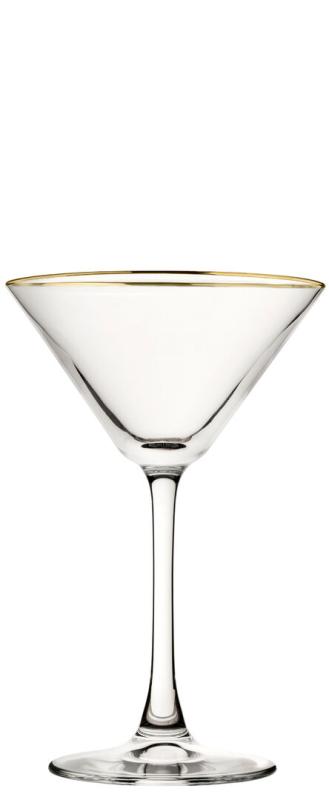 Enoteca Martini Gold Rim 7.5oz (22cl) *Handwash