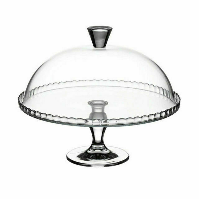 Patisserie Upturn Footed Plate and Dome 32cm - Set