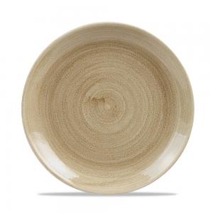 Stonecast Patina Antique Taupe Evolve Coupe Plate 8.67´ Box 12´