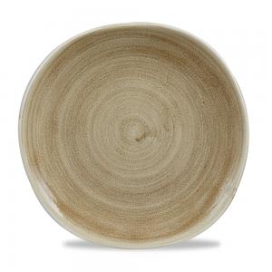 Stonecast Patina Antique Taupe Round Trace Plate 10 3/8´ Box 12´