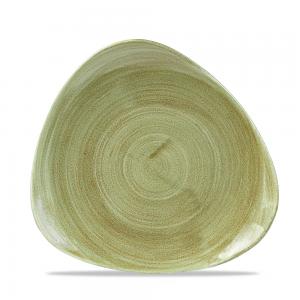 Stonecast Patina Burnished Green Lotus Plate 9´ Box 12´
