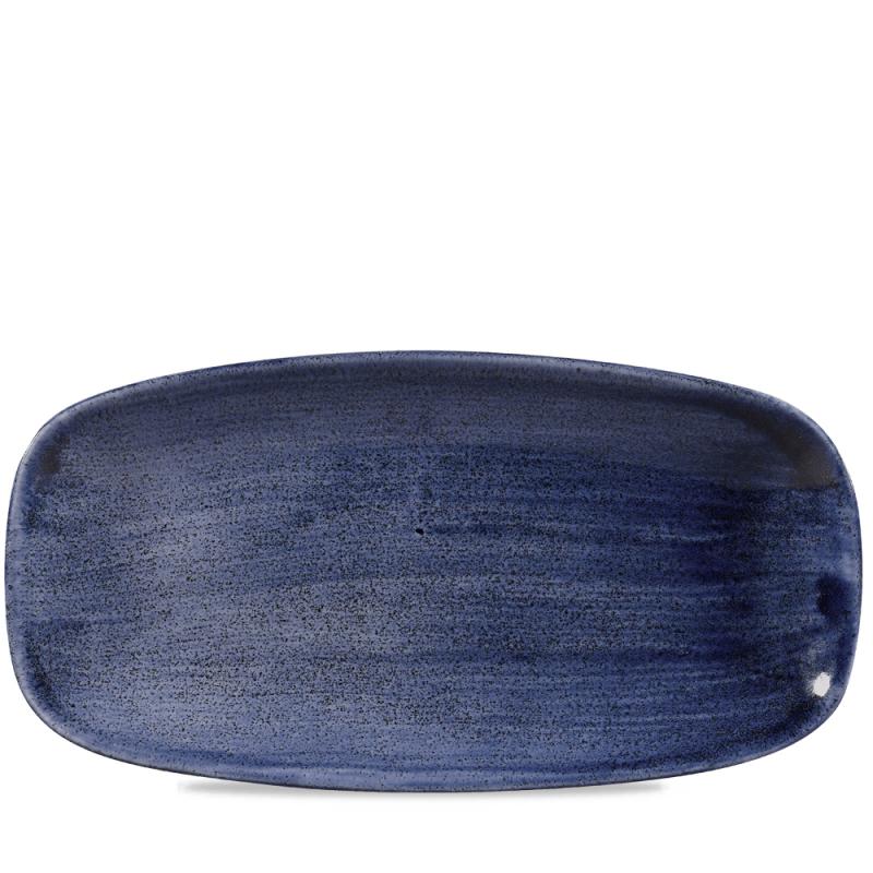 Stonecast Patina Cobalt Blue  Chefs Oblong Plate 11 3/4X6´ Box 12´