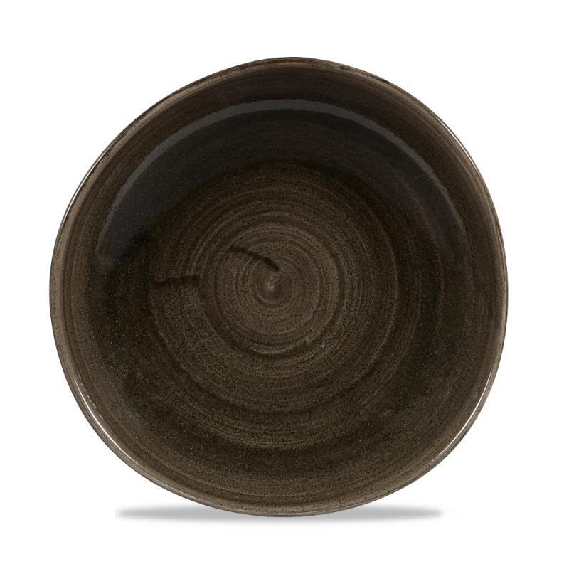 Stonecast Patina Iron Black Round Trace Plate 11 1/4´ Box 12´