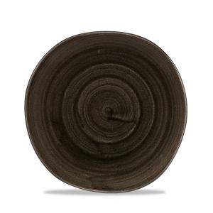 Stonecast Patina Iron Black Round Trace Plate 8 1/4´ Box 12´