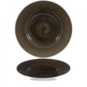 Stonecast Patina Iron Black Profile Wide Rim Bowl Large 11´ Box 12´