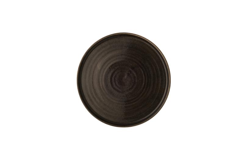 Stonecast Patina Iron Black  Walled Plate 8.67´ Box 6´