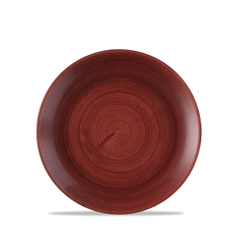 STONECAST PATINA RED RUST EVOLVE COUPE PLATE 6.5´ BOX 12´