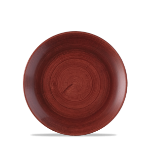 Stonecast Patina Red Rust Evolve Coupe Plate 6.5´ Box 12´
