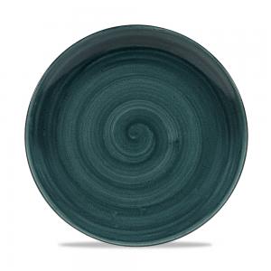 Stonecast Patina Rustic Teal Evolve Coupe Plate 10.25´ Box 12´