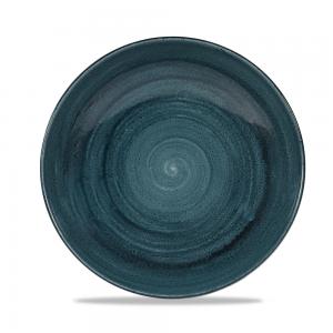 Stonecast Patina Rustic Teal Evolve Coupe Bowl 9.75´ Box 12´