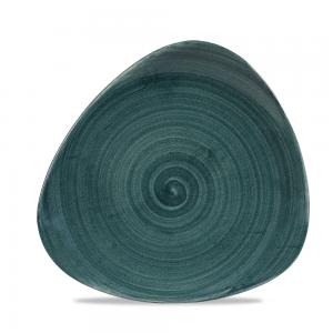 Stonecast Patina Rustic Teal Lotus Plate 9´ Box 12´