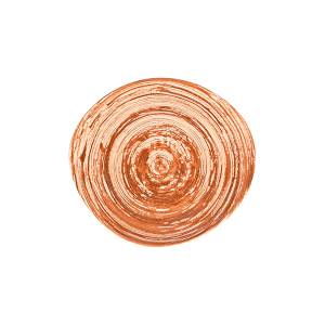 Swirl Terracotta Pebble Flat Plate 21 cm