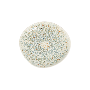 Mosaic Turquoise Pebble Flat Plate 21 cm