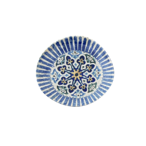 Cordoba Blue Pebble Flat Plate 21 cm