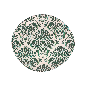 Toledo Green Pebble Flat Plate 27 cm