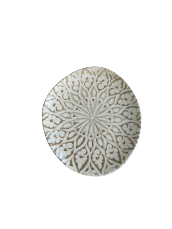 Granada Sand Pebble Flat Plate 27 cm
