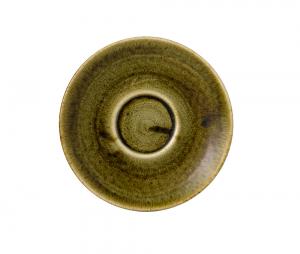 Stonecast Plume Olive  Cappuccino Saucer 6.25´ Box 12´
